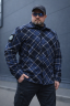 Тактична мілітарі Сорочка FCT демісезон утеплена в клітинку синя-чорна (30 номер) 40-42/3 40-42/3