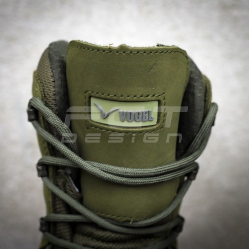 Берці тактичні Vogel водонепроникні шкіра хакі 40 40