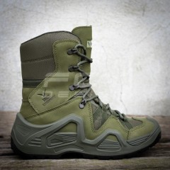 Берці тактичні Vogel водонепроникні шкіра хакі