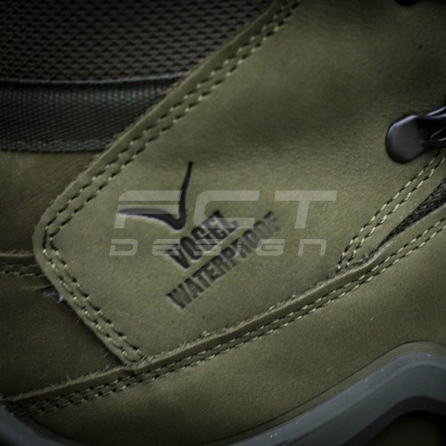 Берці тактичні Vogel водонепроникні шкіра хакі 40 40