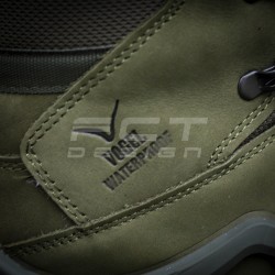 Берцы тактические Vogel водонепроницаемая кожа хаки