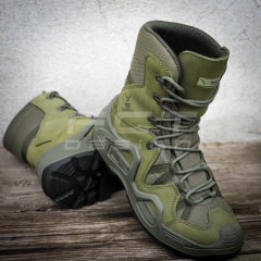 Берці тактичні Vogel водонепроникні шкіра хакі