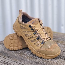 Кросівки жіночі тактичні демісезонні Вікінг зі вставками піксель ЗСУ койот