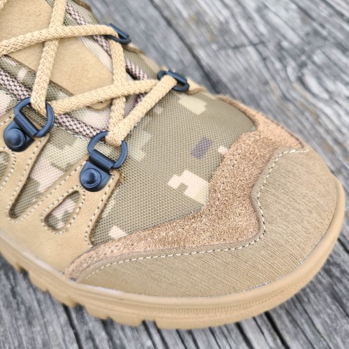 Кросівки жіночі тактичні демісезонні Вікінг зі вставками піксель ЗСУ койот 36 36