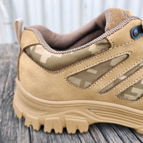 Кросівки жіночі тактичні демісезонні Вікінг зі вставками піксель ЗСУ койот 36 36