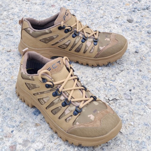 Кросівки жіночі тактичні демісезонні Вікінг зі вставками піксель ЗСУ койот 36 36