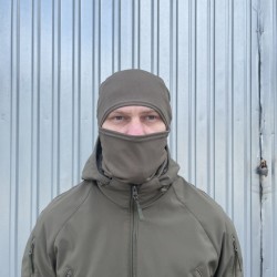 Шапка маска Балаклава летняя хаки