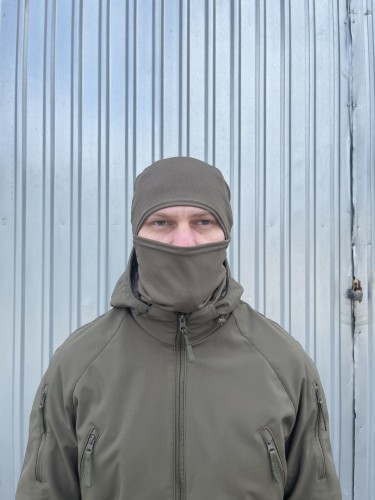 Шапка маска Балаклава літня хакі