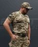 Футболка тактична джерсі стрейч піксель ЗСУ з липучками 44 44