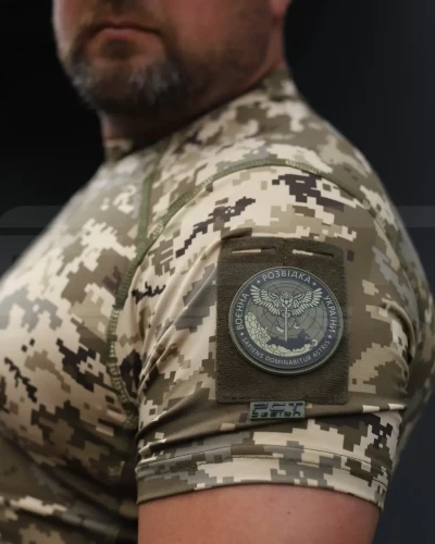 Футболка тактична джерсі стрейч піксель ЗСУ з липучками 44 44