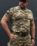 Футболка тактична джерсі стрейч піксель ЗСУ з липучками 44 44