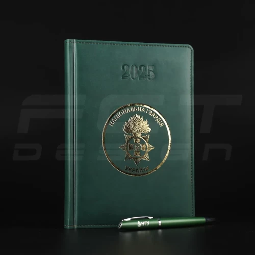 Блокнот щоденник датований НГУ з тисненням А5 на 2025 рік 21х29,7 см 21х29,7 см
