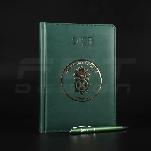 Блокнот щоденник датований НГУ з тисненням А5 на 2025 рік 21х29,7 см 21х29,7 см