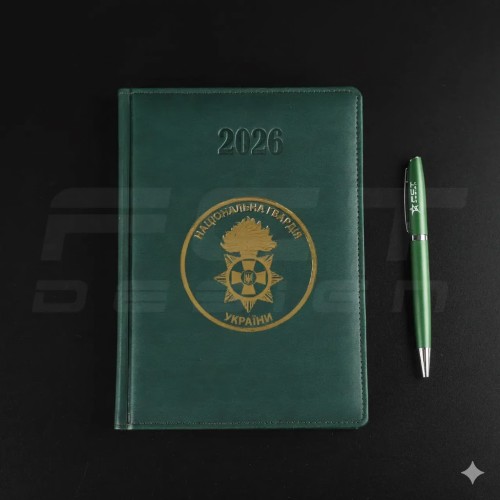 Блокнот дневник датирован НГУ с тиснением А5 на 2026 год 14,8 х21 см