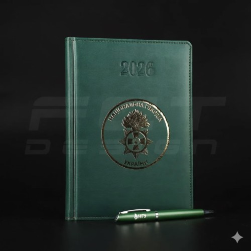 Блокнот дневник датирован НГУ с тиснением А5 на 2026 год 14,8 х21 см