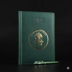 Блокнот дневник датирован НГУ с тиснением А5 на 2026 год