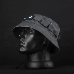 Панама тактическая рип-стоп Велкро с регулятором серая