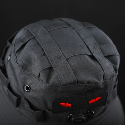 Панама тактическая рип-стоп Велкро с регулятором серая 56