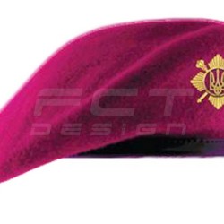 Берет Малиновый Отдельного Полка Президента в сборе
