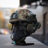 Баллистический бронешлем Fast 3A койот с наушниками Earmor M32 (X), фонариком и кавером Multicam