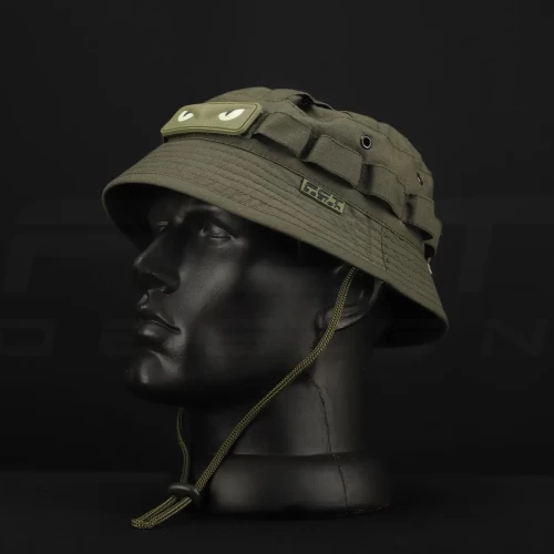 Панама тактическая Рип-стоп велкро с регулятором Хаки 56