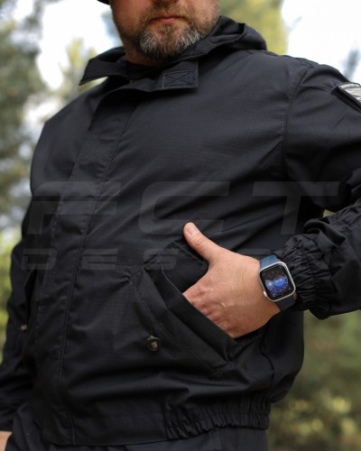 Костюм Горка упрощенный Рип-стоп Стрейч черный 40-42/3