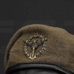 Берет Розвідки ГУР МО крапля в зборі степ