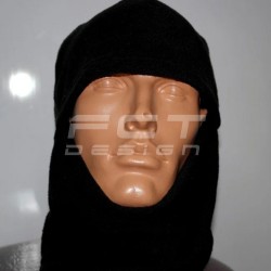 Шапка маска фліс чорний