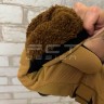 Рукавички зимові утеплені тактичні з кісточками койот