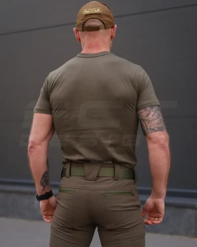 Футболка тактична бавовна хакі 44 44