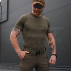 Футболка тактический хлопок хаки