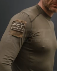 Лонгслів футболка довгий рукав тактична Джерсі стрейч хакі