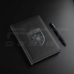 Блокнот щоденник Поліції датований з тисненням А5 на 2025 рік