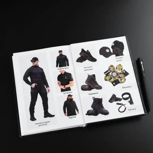 Блокнот щоденник Поліції датований з тисненням А5 на 2025 рік 14,8х21 см 14,8х21 см