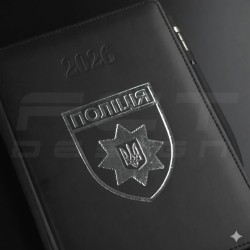 Блокнот дневник Полиции датирован с тиснением А5 на 2026 год