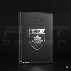Блокнот дневник Полиции датирован с тиснением А5 на 2026 год