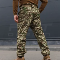 Брюки зимние Хантер Gen 2 Софтшелл утепленные хищник пиксель G-0822