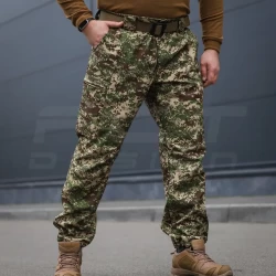 Брюки зимние Хантер Gen 2 Софтшелл утепленные хищник пиксель G-0822