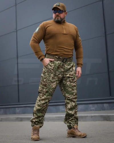 Брюки зимние Хантер Gen 2 Софтшелл утепленные хищник пиксель G-0822 40-42/3