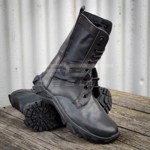 Берці тактичні літні Енерджі полегшені шкіра чорні 36 36