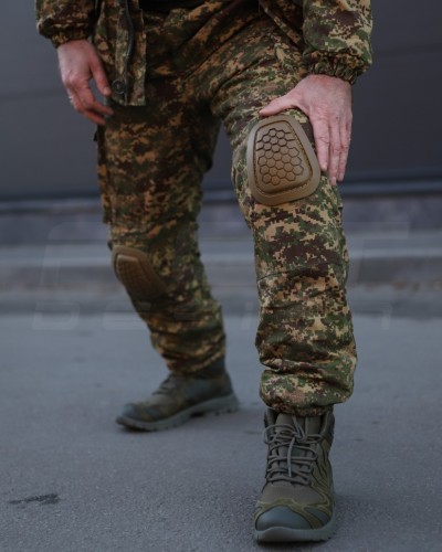 Костюм Горка 5 тактический зимняя Пиксель Хищник G-0822 с налокотниками и наколенниками 40-42/3