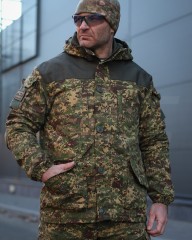 Костюм тактичний Гірка 5 зимова Піксель Хижак G-0822 з налокітниками та наколінниками