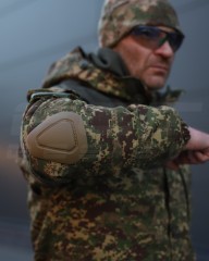 Костюм тактичний Гірка 5 зимова Піксель Хижак G-0822 з налокітниками та наколінниками