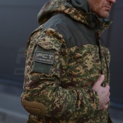 Костюм тактичний Гірка 5 зимова Піксель Хижак G-0822 з налокітниками та наколінниками