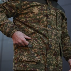 Костюм тактичний Гірка 5 зимова Піксель Хижак G-0822 з налокітниками та наколінниками