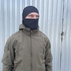 Шапка маска Балаклава летняя черная