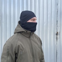 Шапка маска Балаклава летняя черная