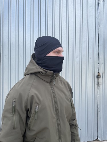 Шапка маска Балаклава літня чорна