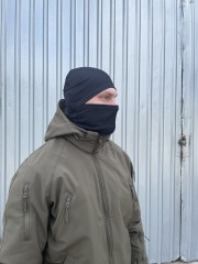 Шапка маска Балаклава літня чорна