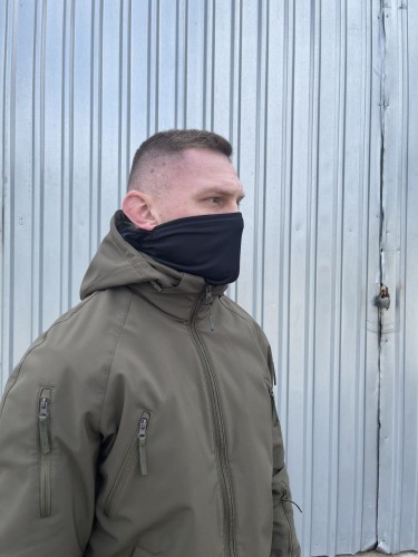 Шапка маска Балаклава літня чорна